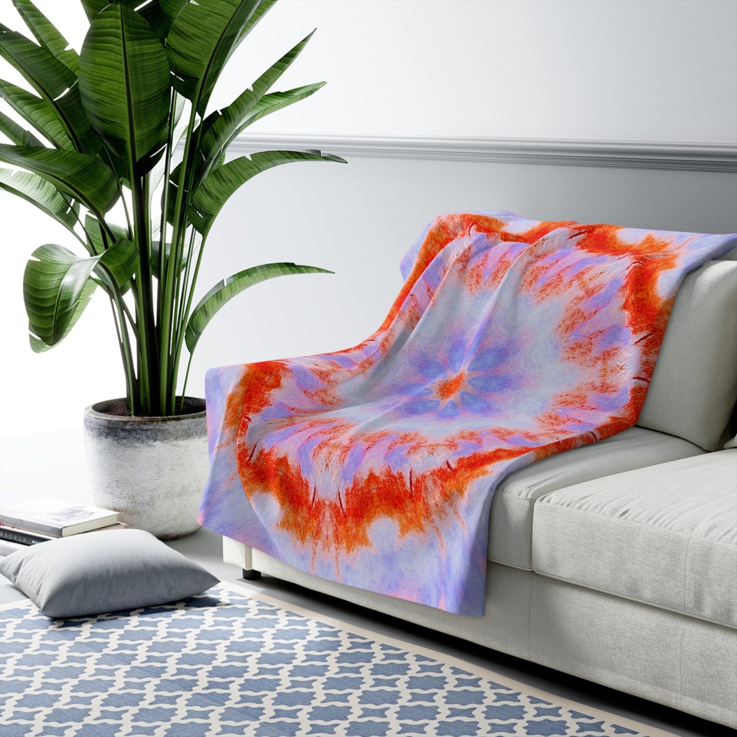 "NEBU" Cymatic Sherpa Fleece Blanket