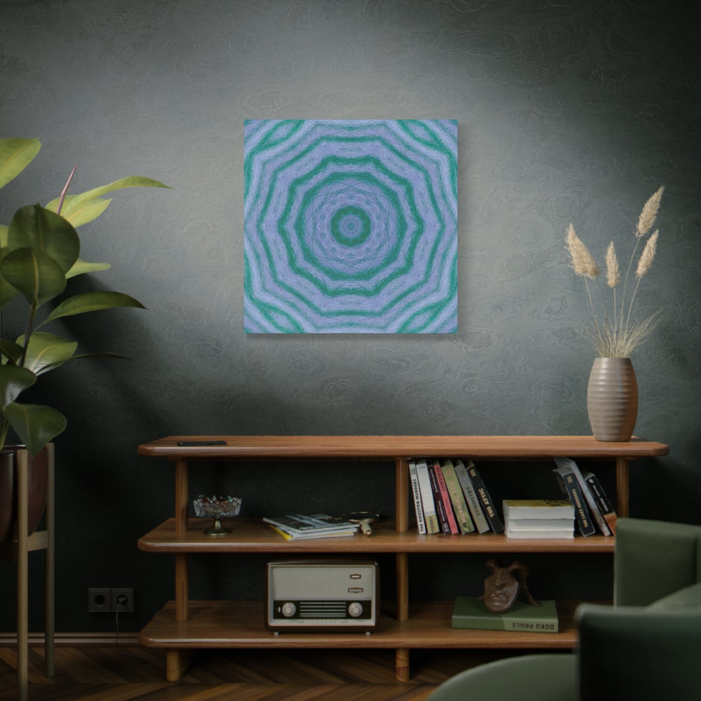 "GR33N3RY" Canvas Art Print - Stretched Matte 1.25" Gallery Wrap