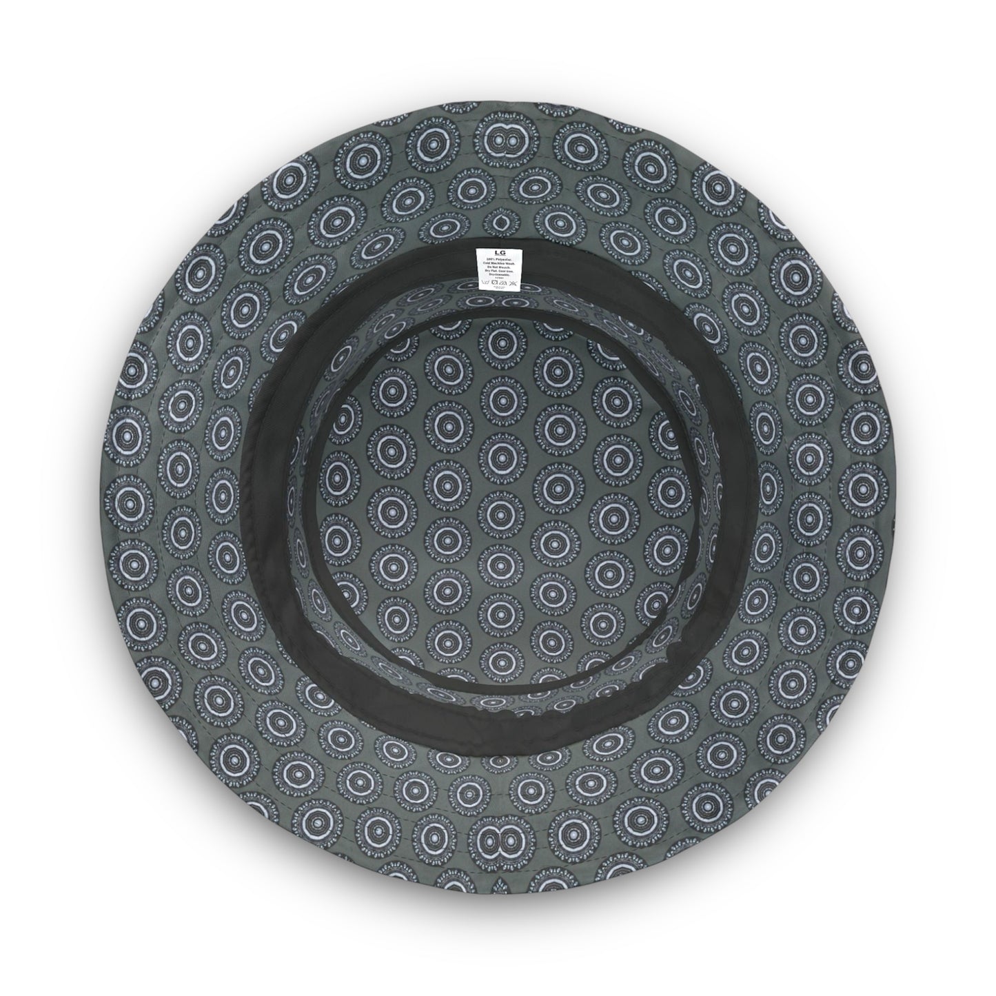 MAYA Cymatic AOP Bucket Hat (Dark Grey)