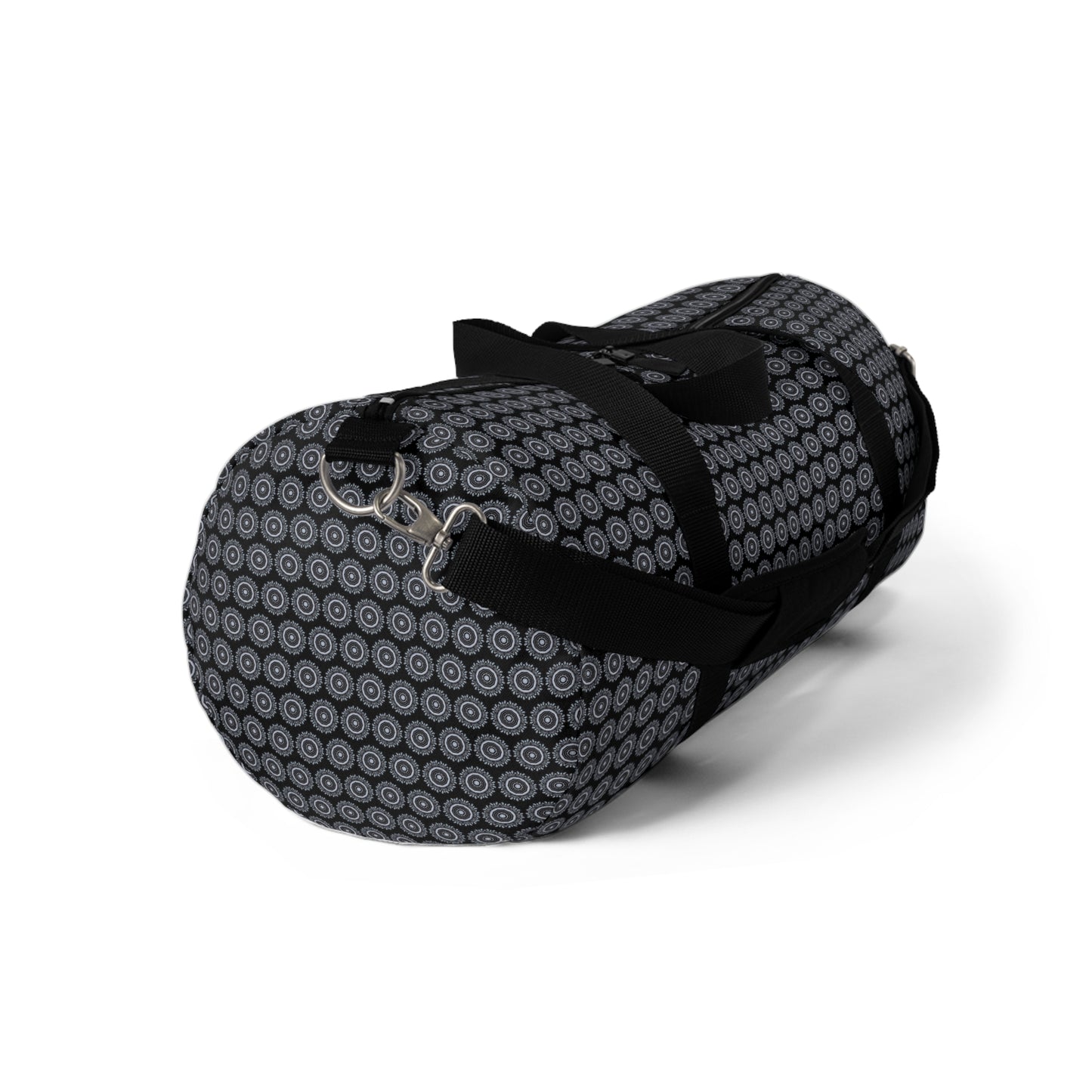 MAYA Cymatic Print Duffel Bag (Black)