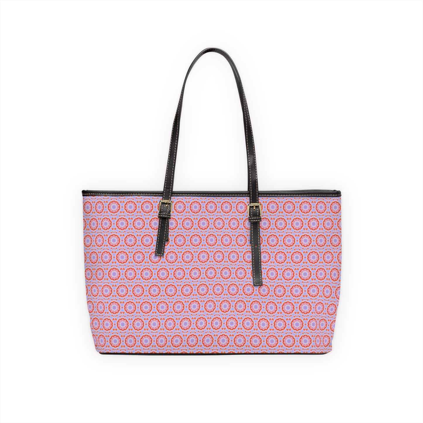 NEBU Cymatic Aop Pu Leather Shoulder Bag