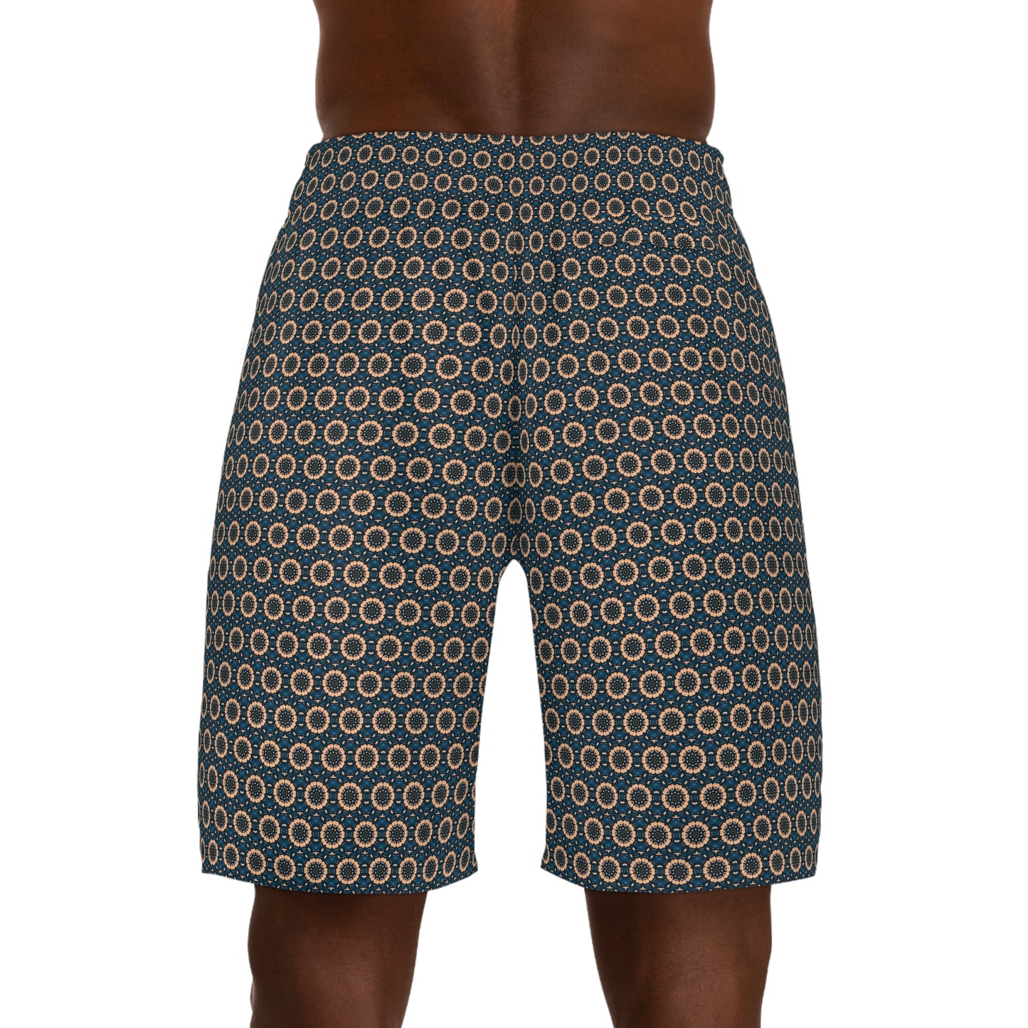 Men’s “BLKSUN” Cymatic AOP Jogger Shorts