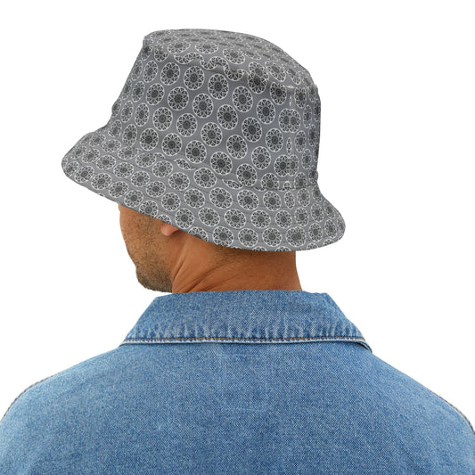 GETA Cymatic AOP Bucket Hat (Grey)