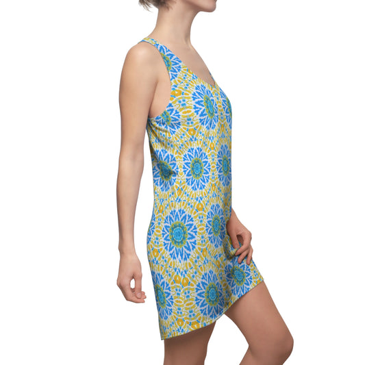 Women’s "GETA" Cymatic Print Racerback Dress
