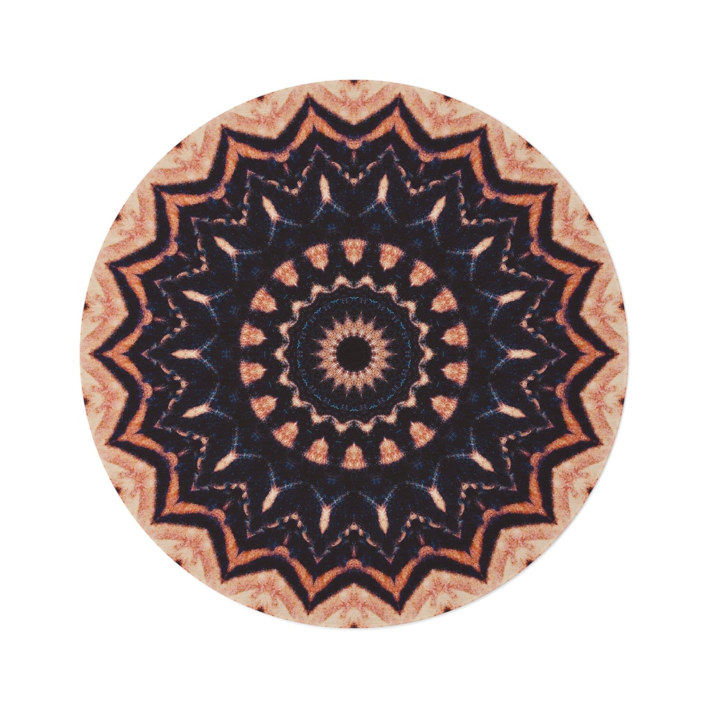 Kaleido47 Cymatic Round Rug (TRIBAL)