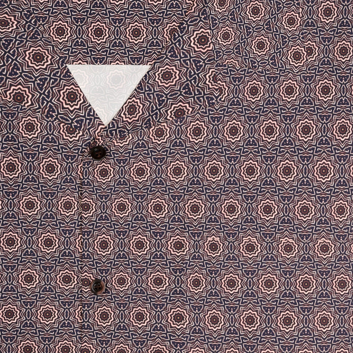 Men’s "A-BYSS" Cymatic Aop Boxy Hawaiian Shirt