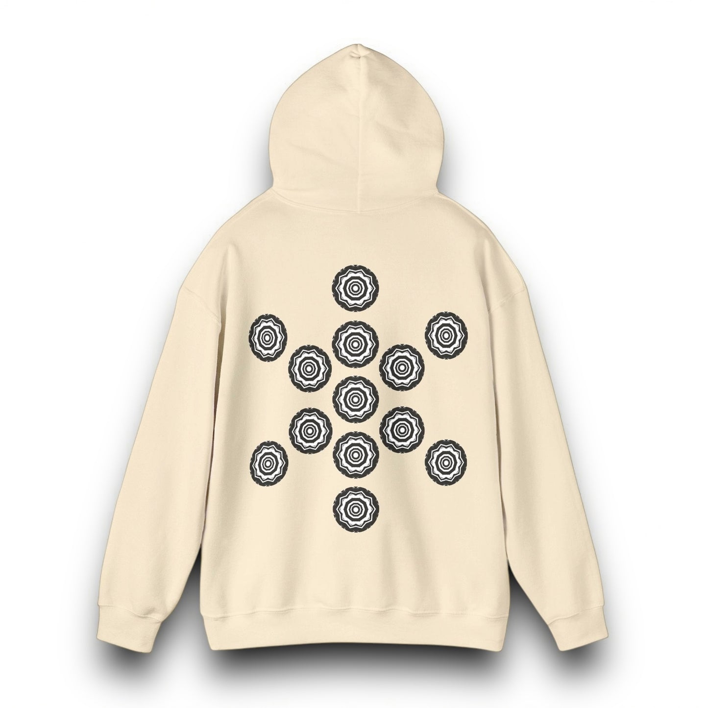 Men's 3ETD Noir "417" Cymatic Print Hoodie