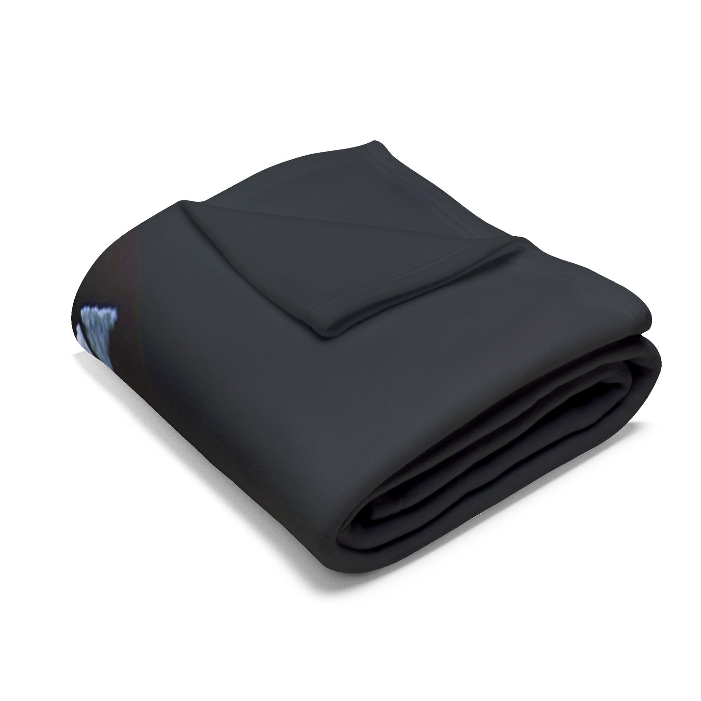MAYA Cymatic Arctic Fleece Blanket (Black)