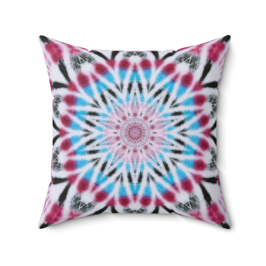 "HYP3R" Cymatic Print Square Cushion