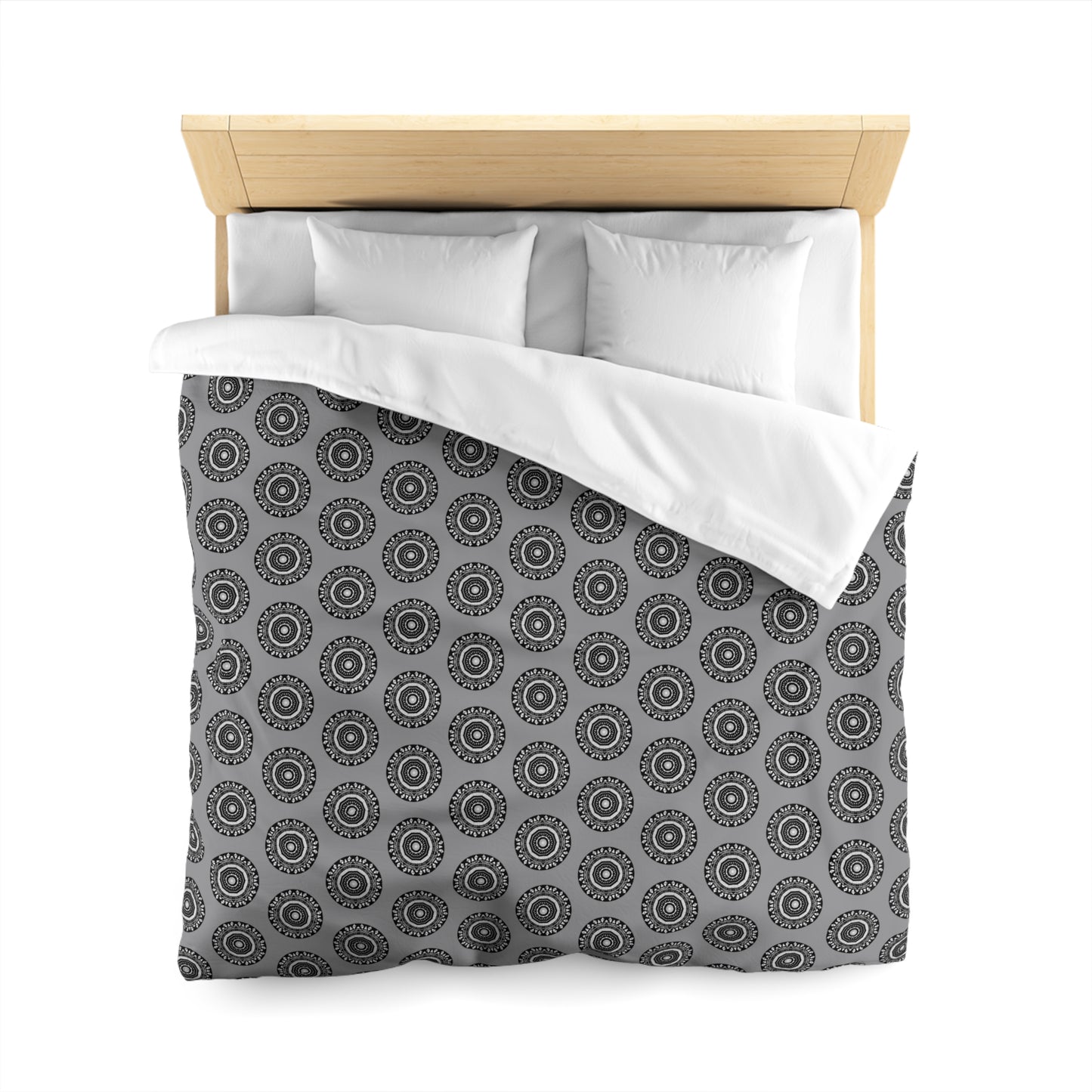 "MAYA" Cymatic Duvet Cover (Grey) - Housewarming