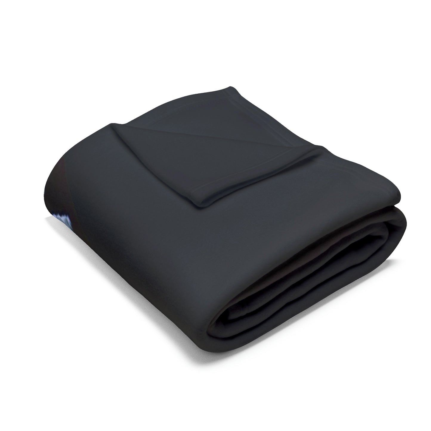 MAYA Cymatic Arctic Fleece Blanket (Black)