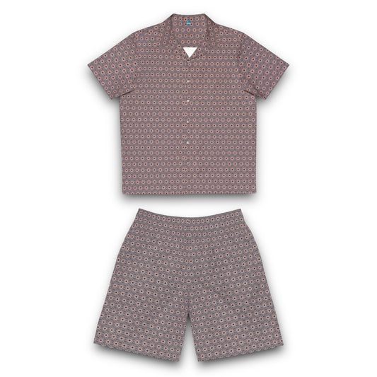 Men’s “A-BYSS” Cymatic AOP Summer Set