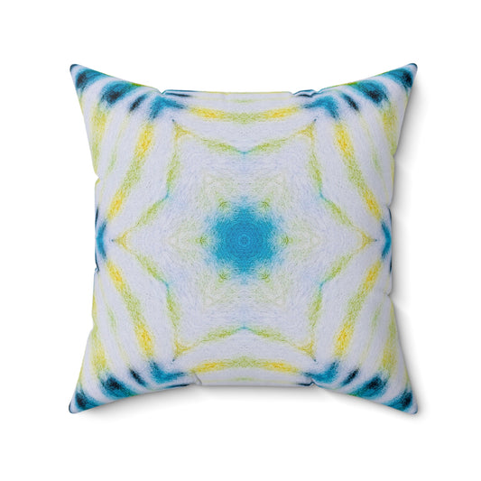 "CYMANTIQUE" Cymatic Print Square Cushion