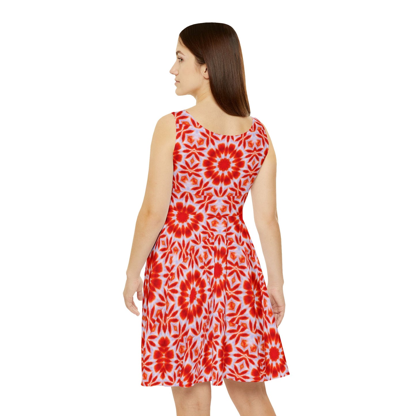 Women's "SACRAL" Cymatic Print Skater Dress