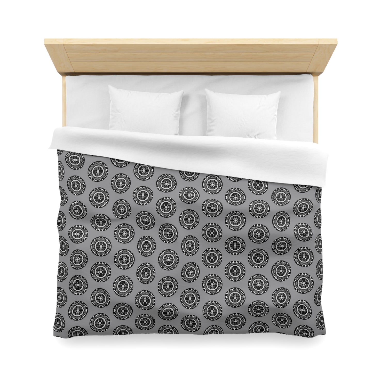 "MAYA" Cymatic Duvet Cover (Grey) - Housewarming