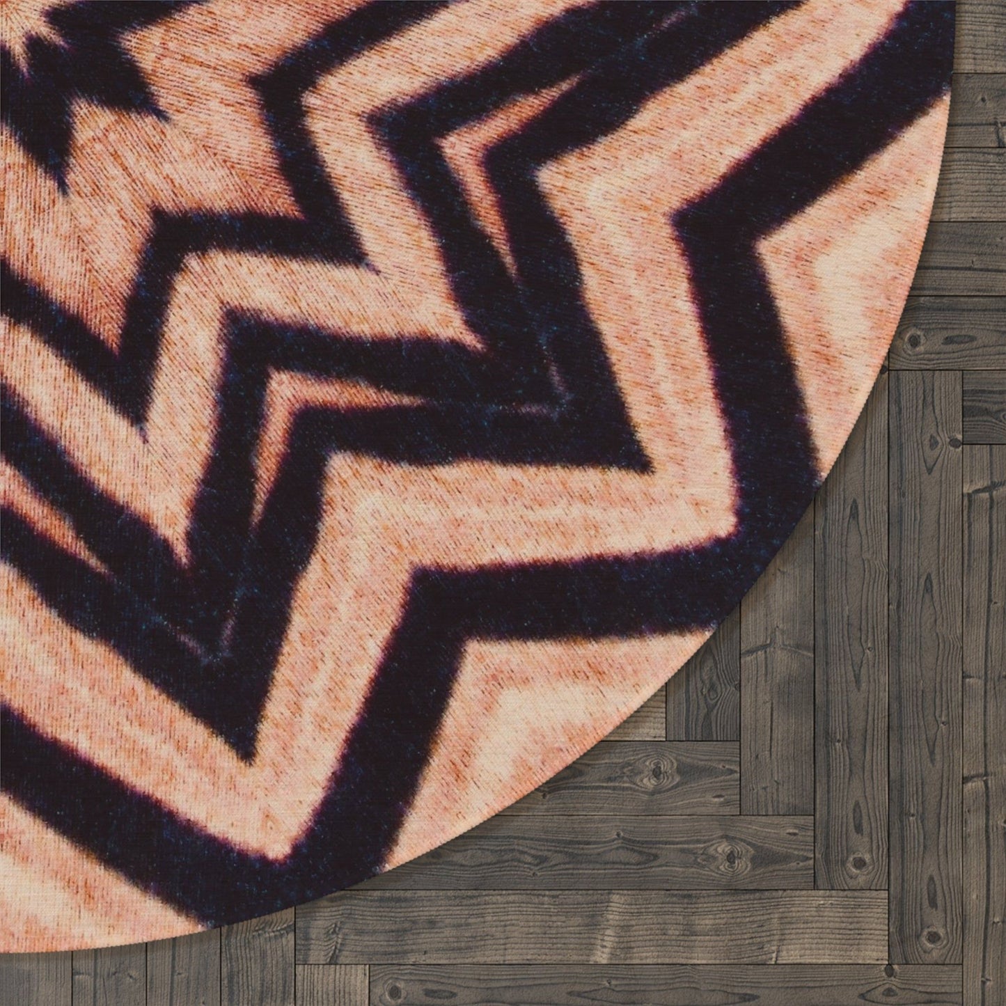 Kaleido47 Cymatic Round Rug (FREQNCY)