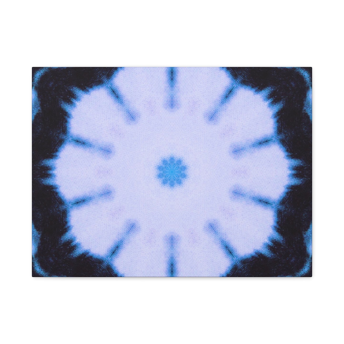 "SNWFLK" Cymatic Canvas Art Print - Stretched Matte 1.25" Gallery Wrap