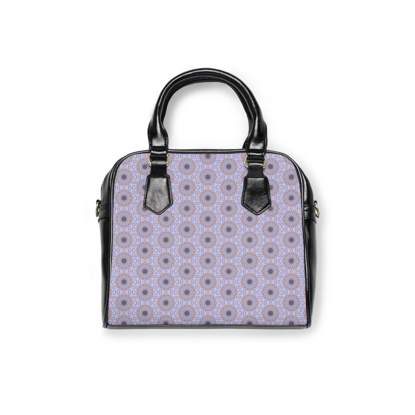 TETRA Cymatic Aop Pu Shoulder Handbag