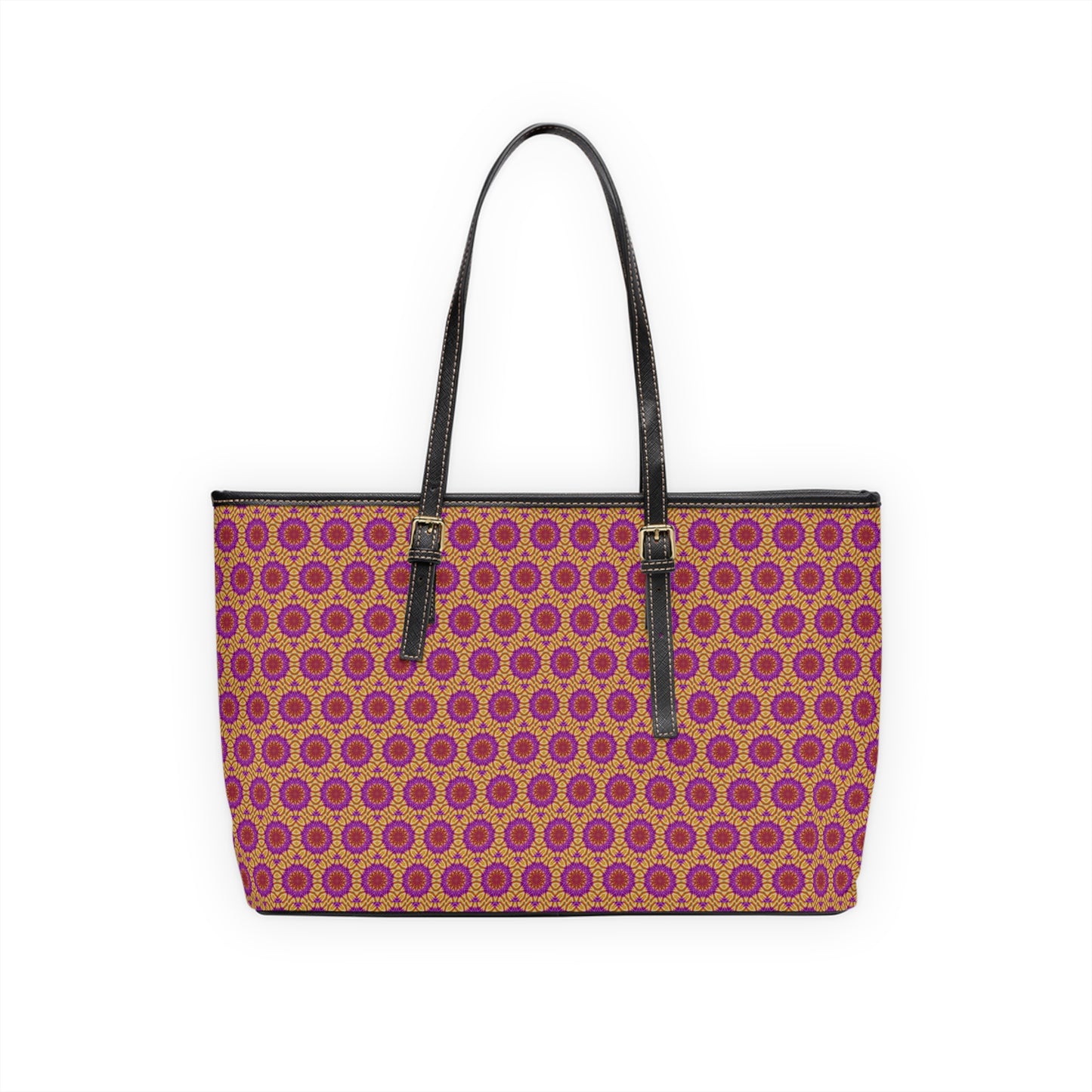 OST3OS Cymatic Aop Pu Leather Shoulder Bag