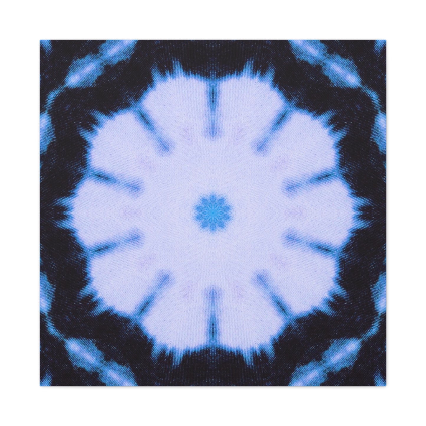 "SNWFLK" Cymatic Canvas Art Print - Stretched Matte 1.25" Gallery Wrap