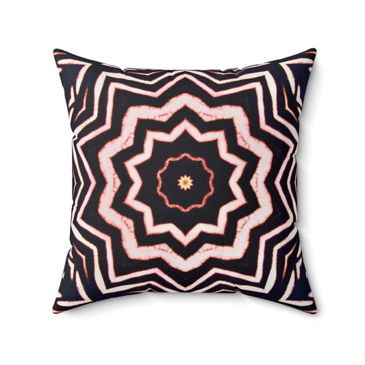 "A-BYSS" Cymatic Print Square Cushion