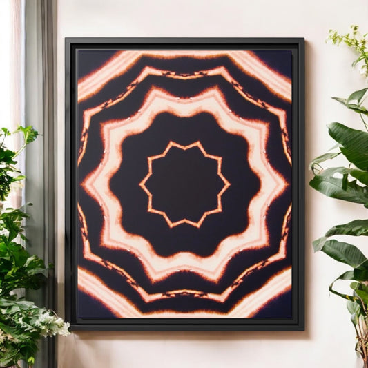 “VOiD” Matte Canvas, Black Frame