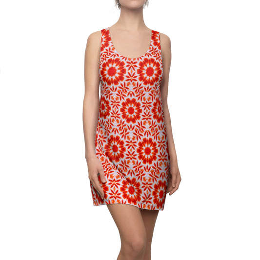 Women’s "SACRAL" Cymatic Print Racerback Dress