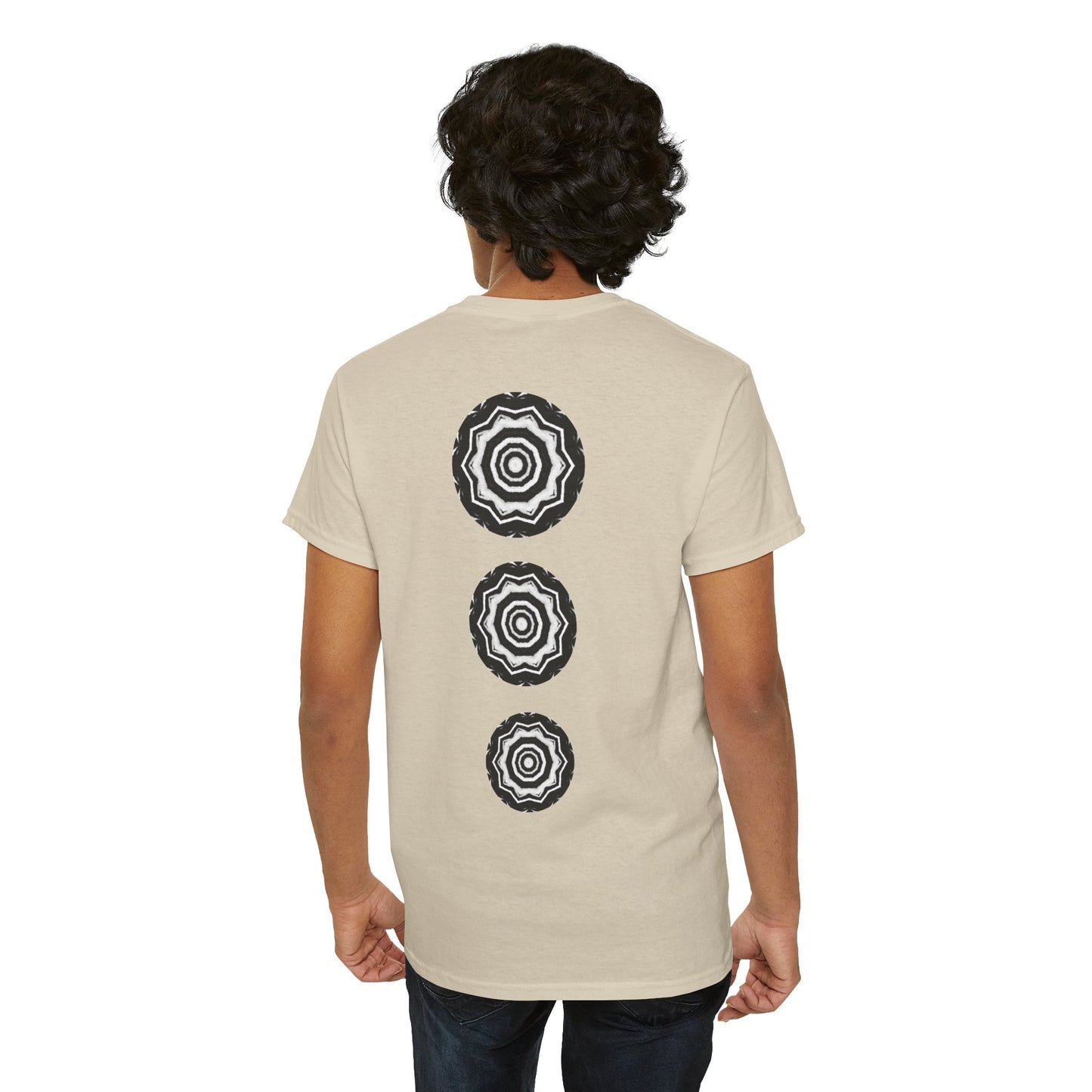 Men's 3ETD Cymatic Print T Shirt (417)