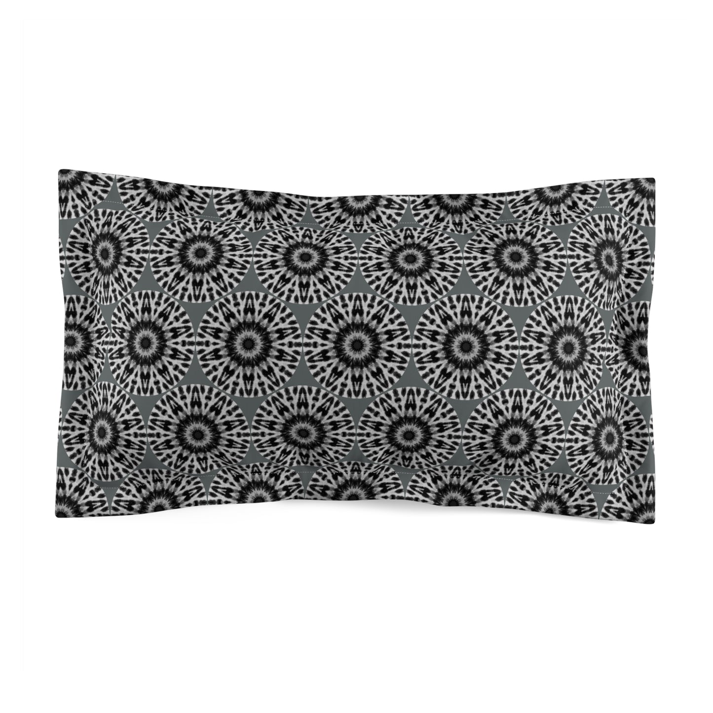 "E-VEIL EYE" Cymatic AOP Pillow Sham (Dark Grey)