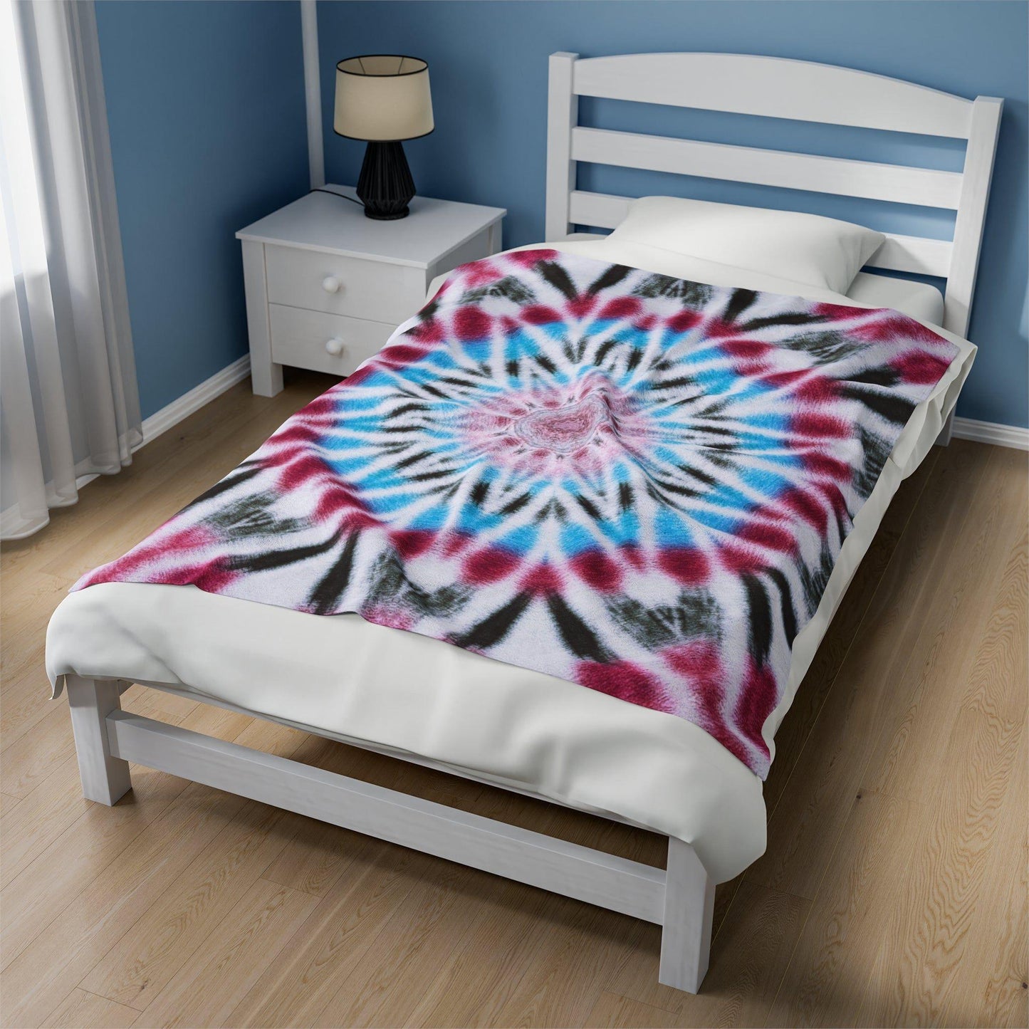 “HYP3R” Cymatic Velveteen Plush Blanket