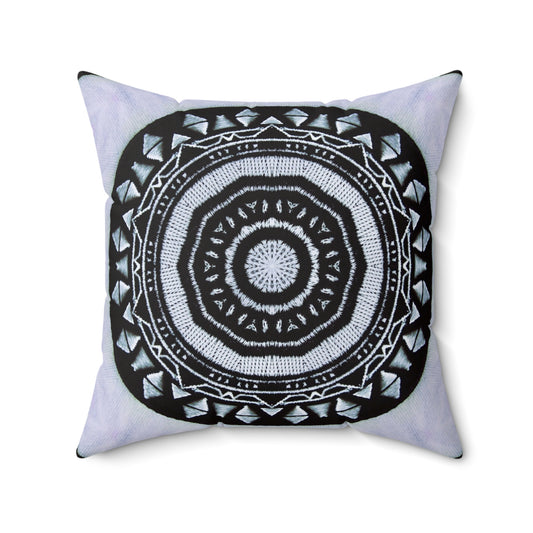 "MAYA" Cymatic Print Square Cushion