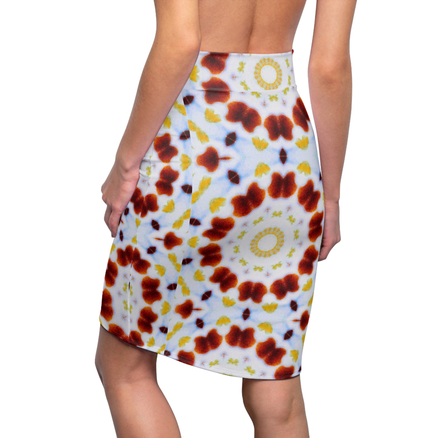 Women's "MOSAiC" Pencil Skirt - Stylish Summer Fashion
