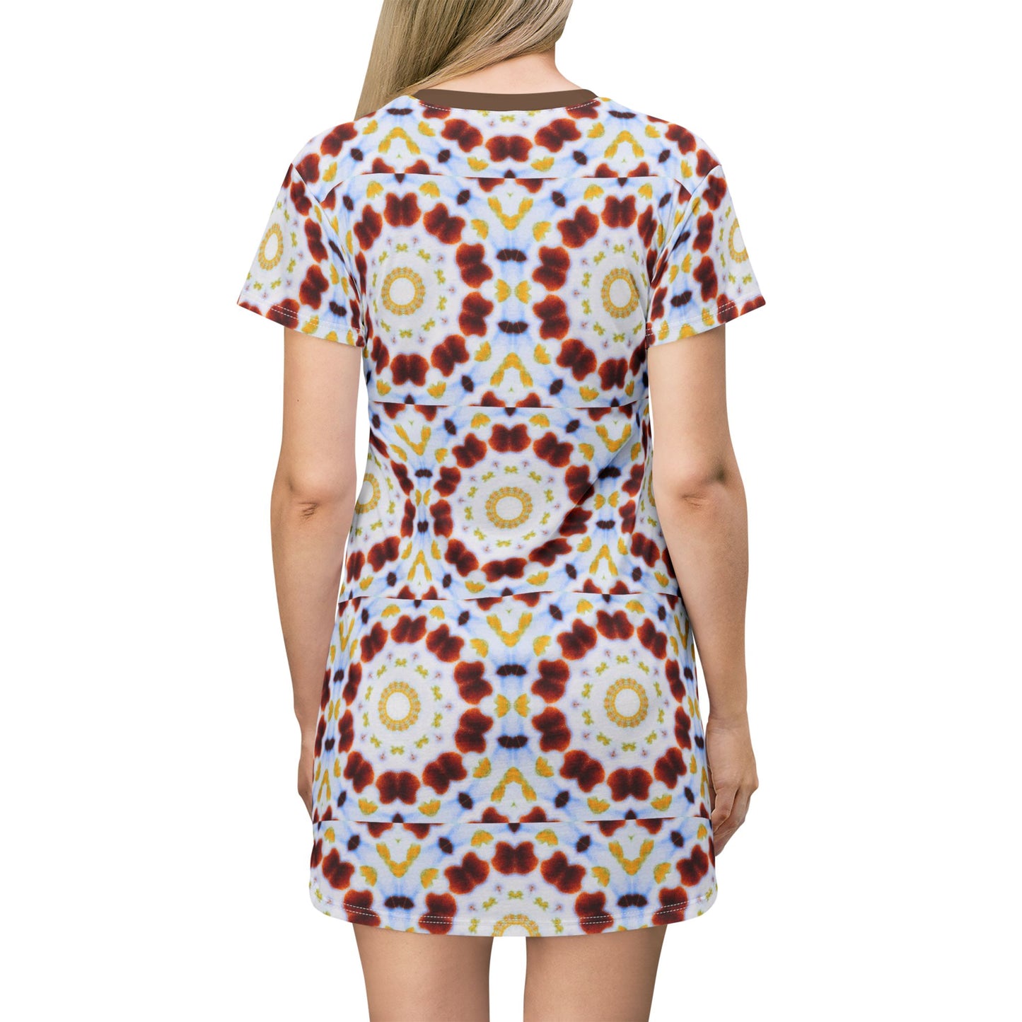 Women's "MOSAiC" T-Shirt Dress for Summer Fun