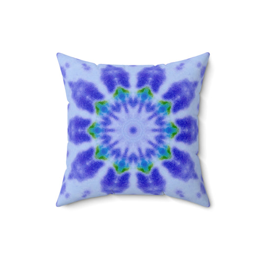 "LOTUS" Cymatic Print Square Cushion
