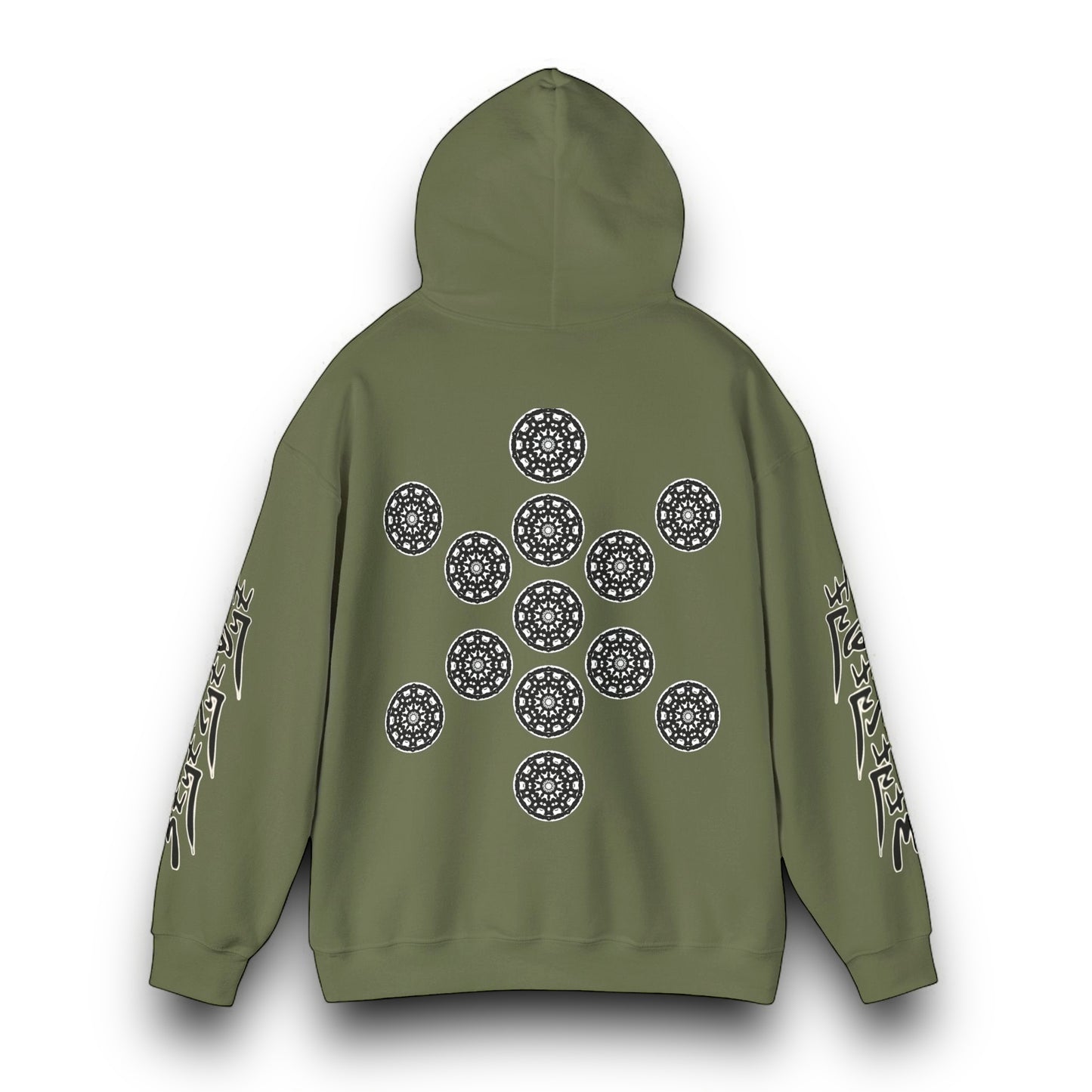 Men's 3ETD Noir "STMPUNK" Print Hoodie