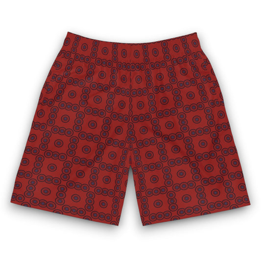 Men's "VESI" Check Jogger Shorts (AOP)