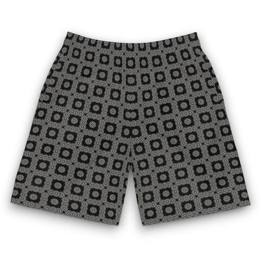 Men's Noir "MAYA" Check Jogger Shorts (AOP)