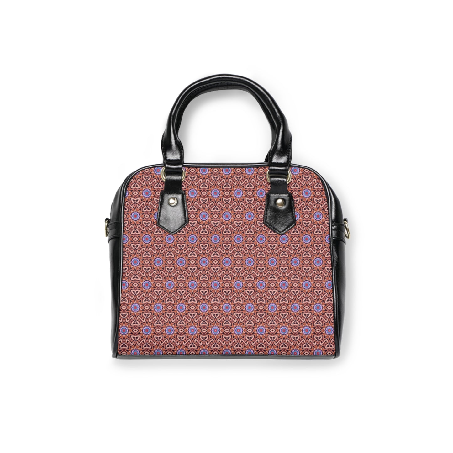 DECA Cymatic Aop Pu Shoulder Handbag