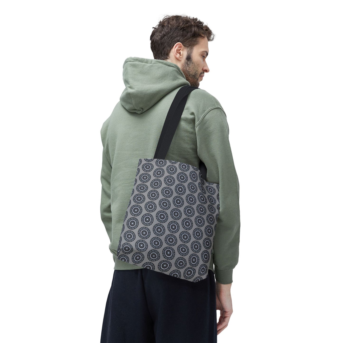 MAYA Cymatic Aop Customisable Tote Bag (Grey)