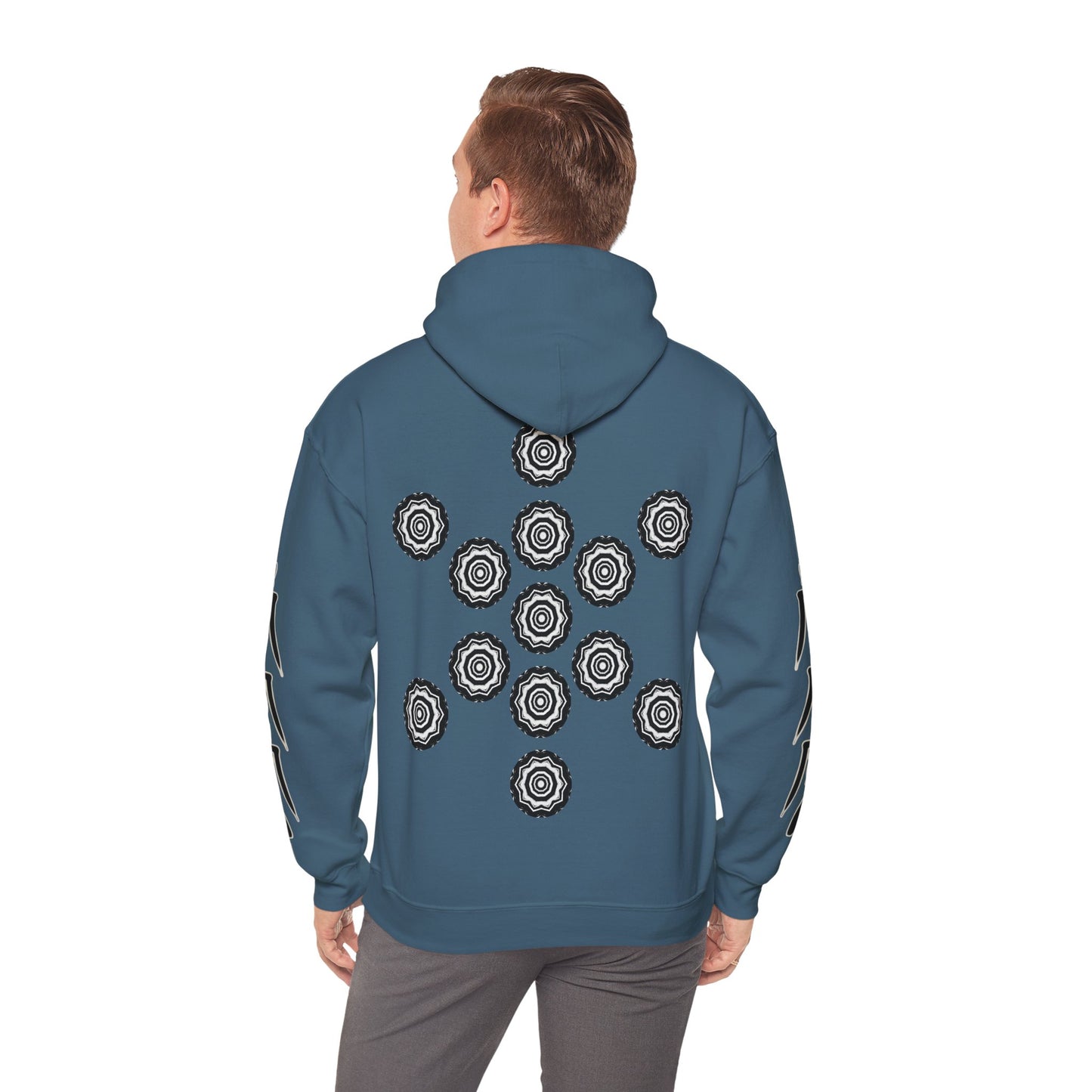 Men's 3ETD Noir "417" Print Hoodie