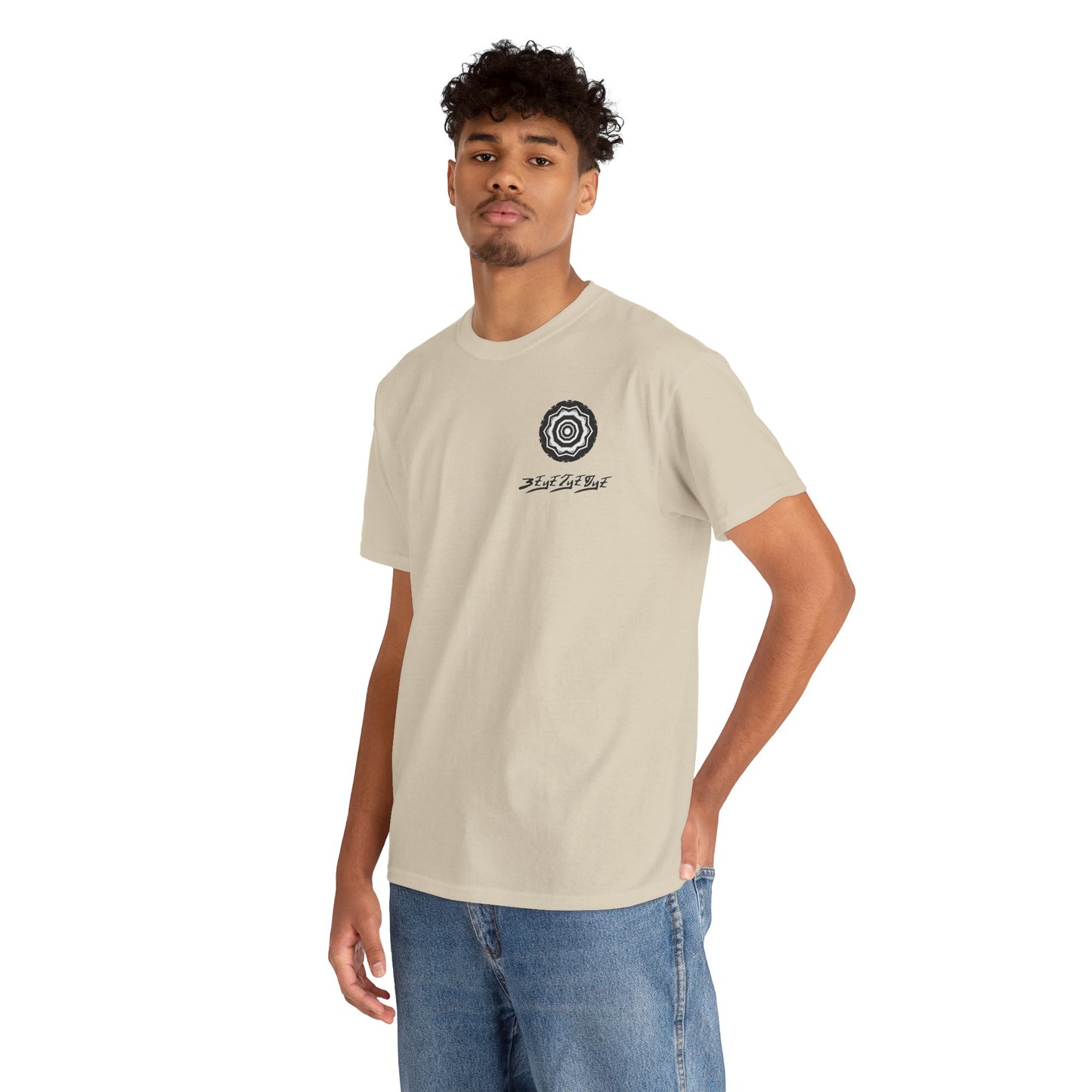 Men's 3ETD Cymatic Print T Shirt (417)