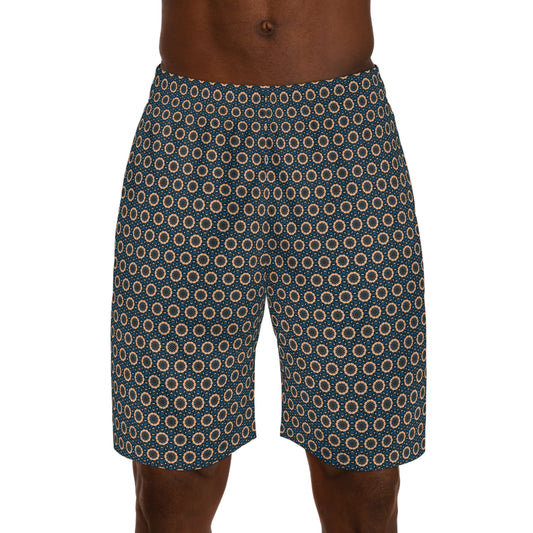 Men’s “BLKSUN” Cymatic AOP Jogger Shorts