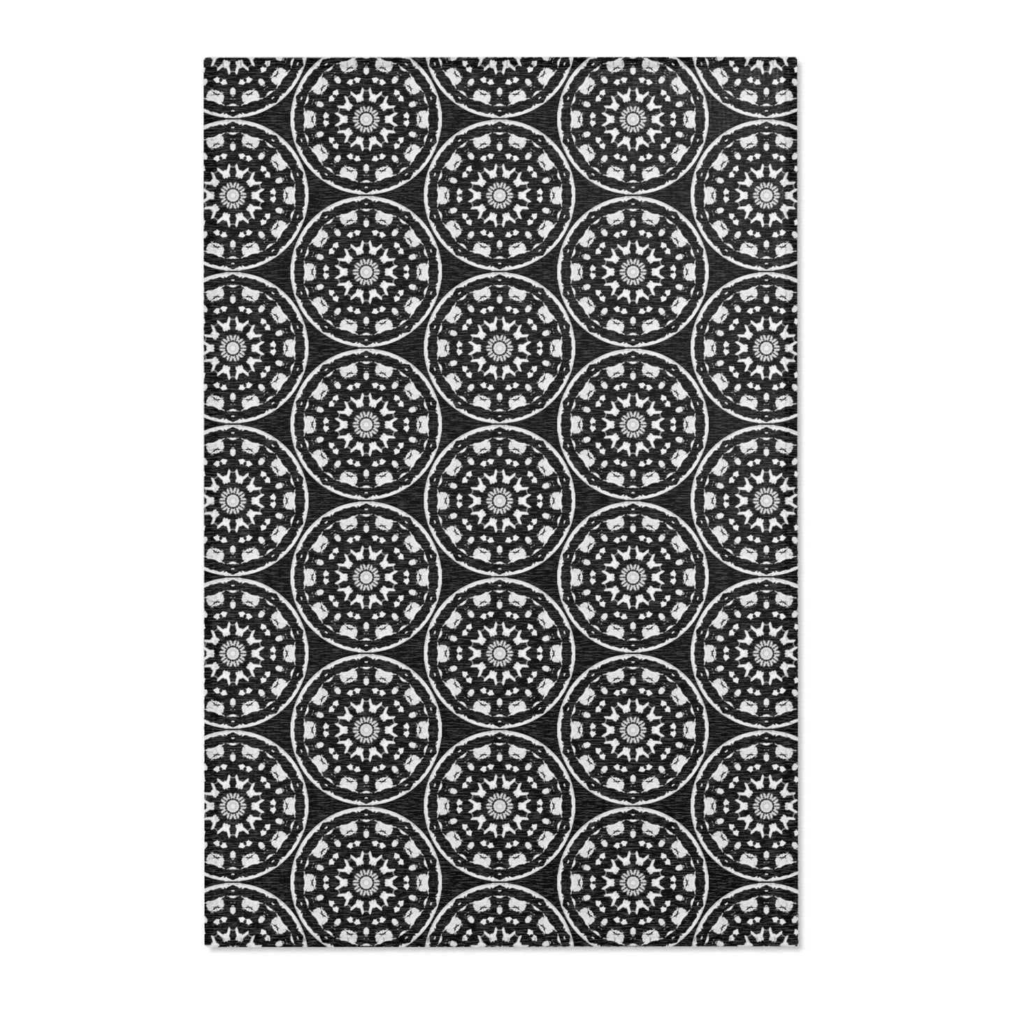 STMPUNK Cymatic Area Rug (Black) - Modern Home Decor