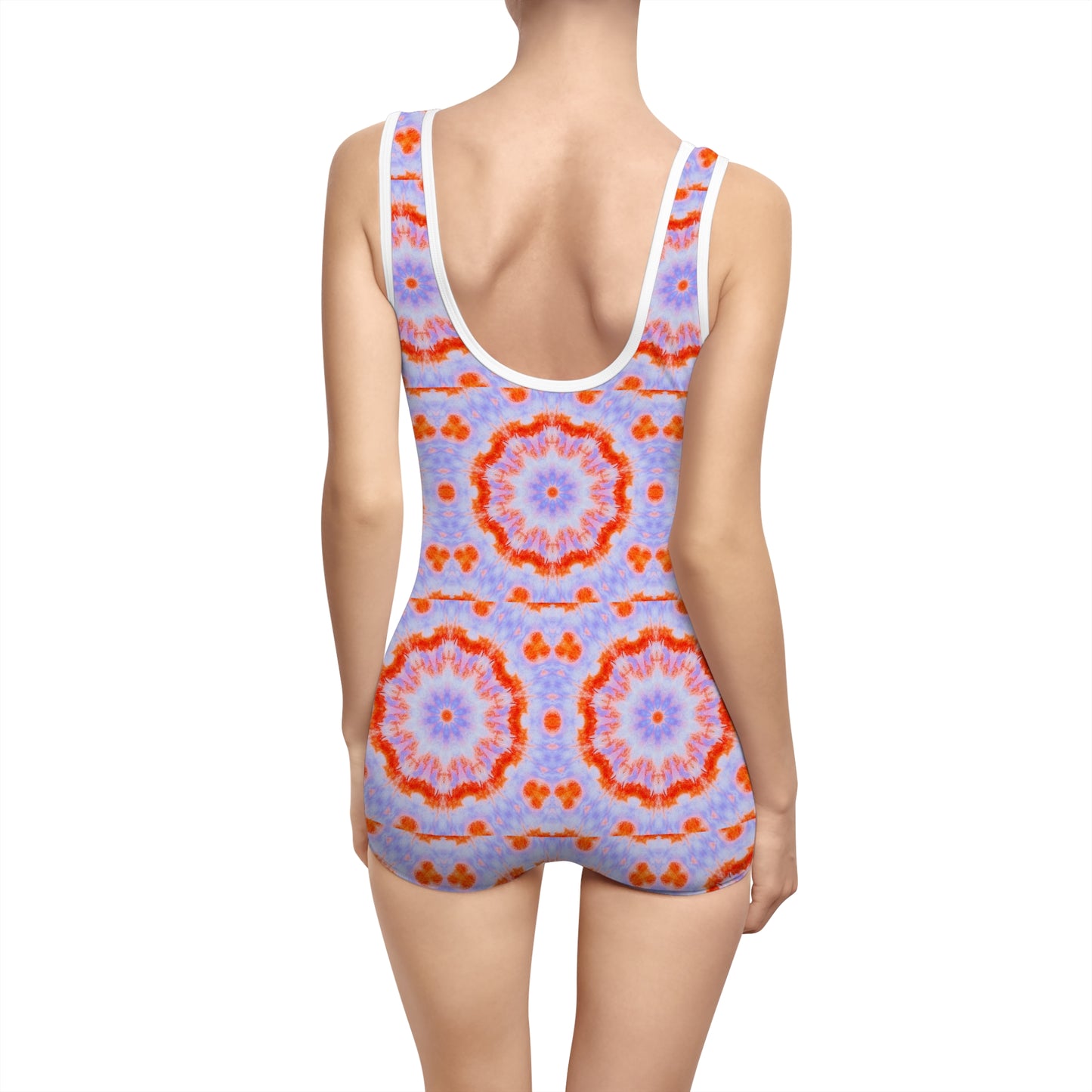 Women’s "NEBU" Cymatic AOP Vintage Swimsuit