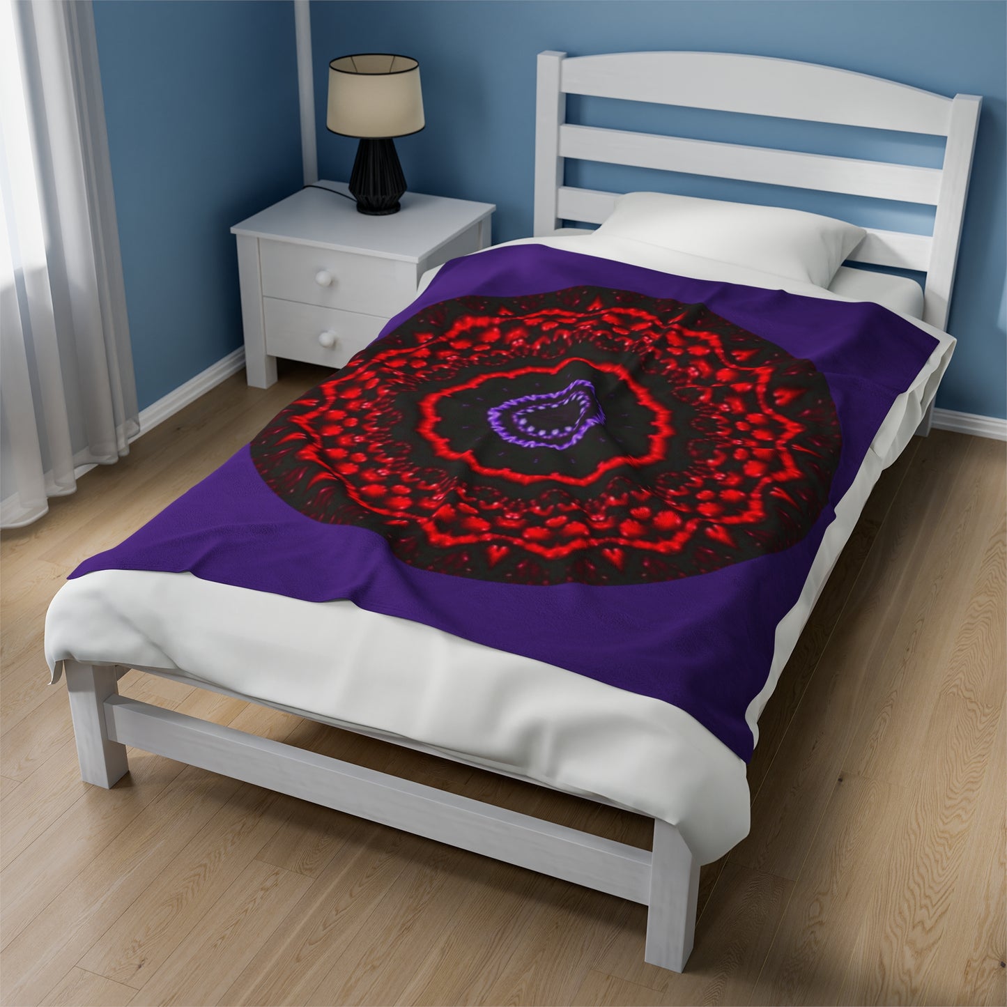 VESI-2 Cymatic Velveteen Blanket (Purple)