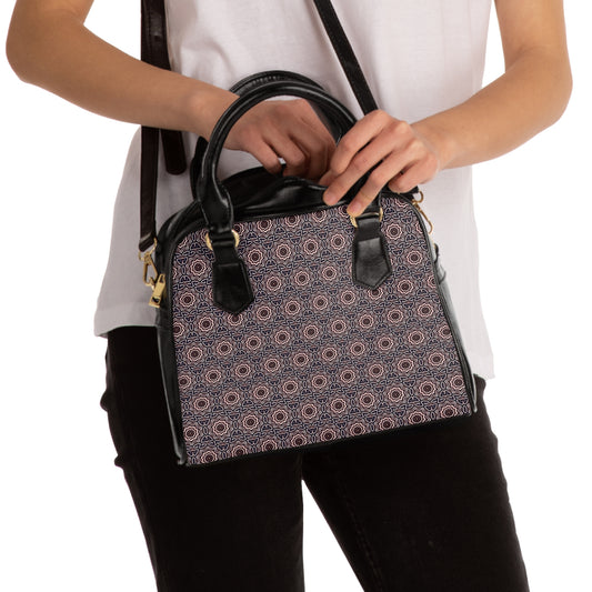 A-BYSS Cymatic Aop Pu Shoulder Handbag