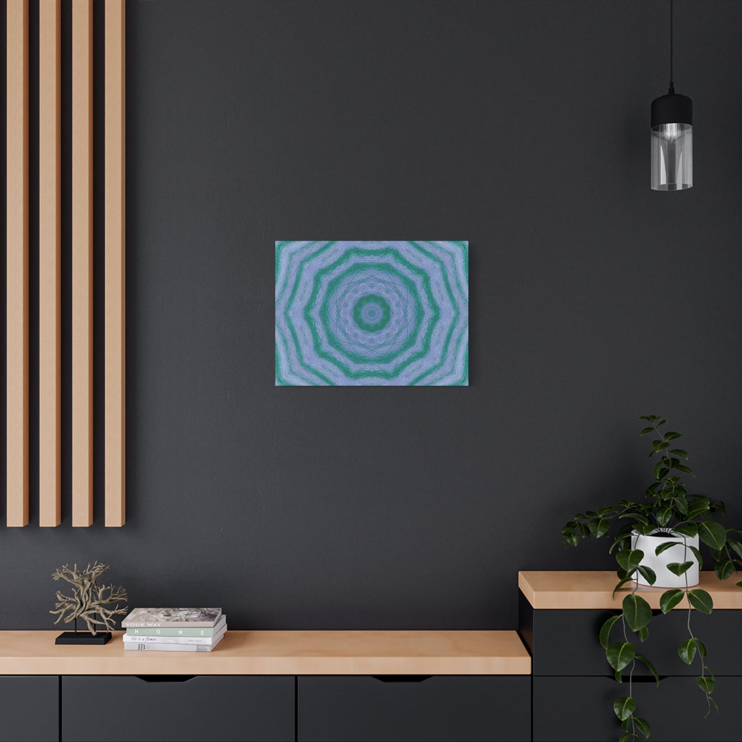 "GR33N3RY" Canvas Art Print - Stretched Matte 1.25" Gallery Wrap