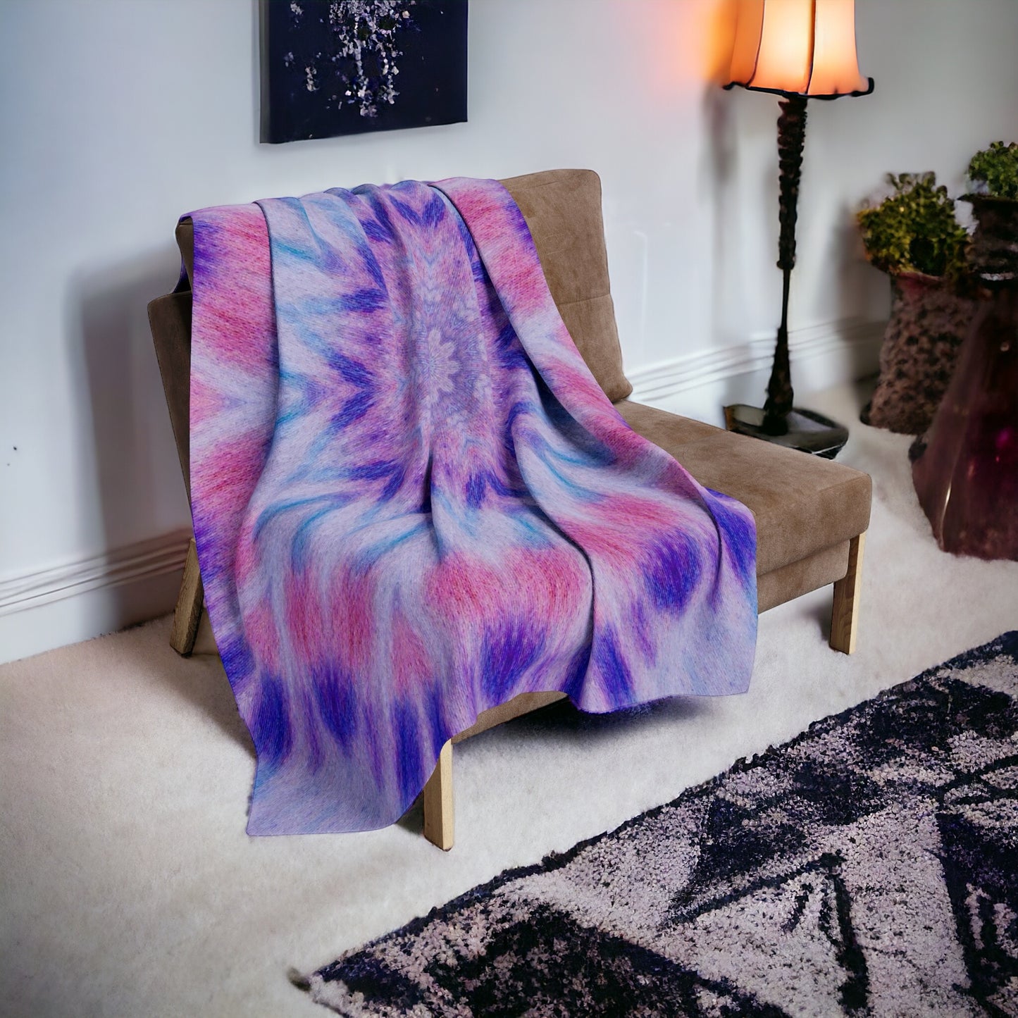 DAS33D Cymatic Arctic Fleece Blanket