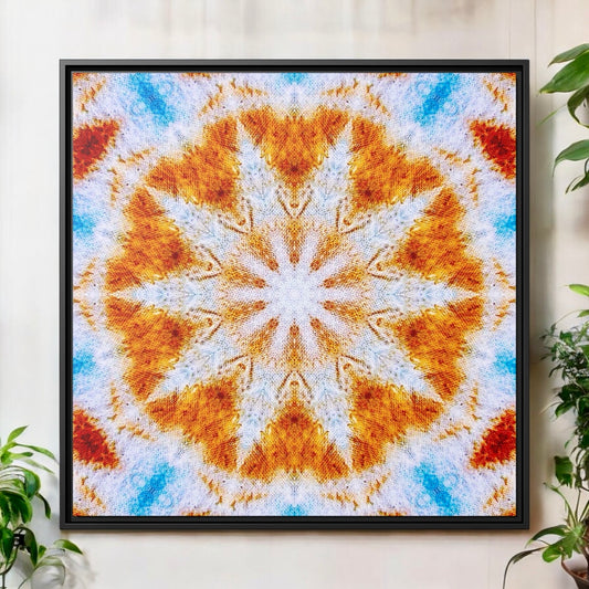 “SOL” Matte Canvas, Black Frame