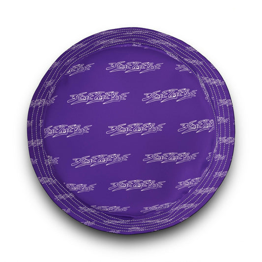 3ETD Wht Outline AOP Bucket Hat (Purple)